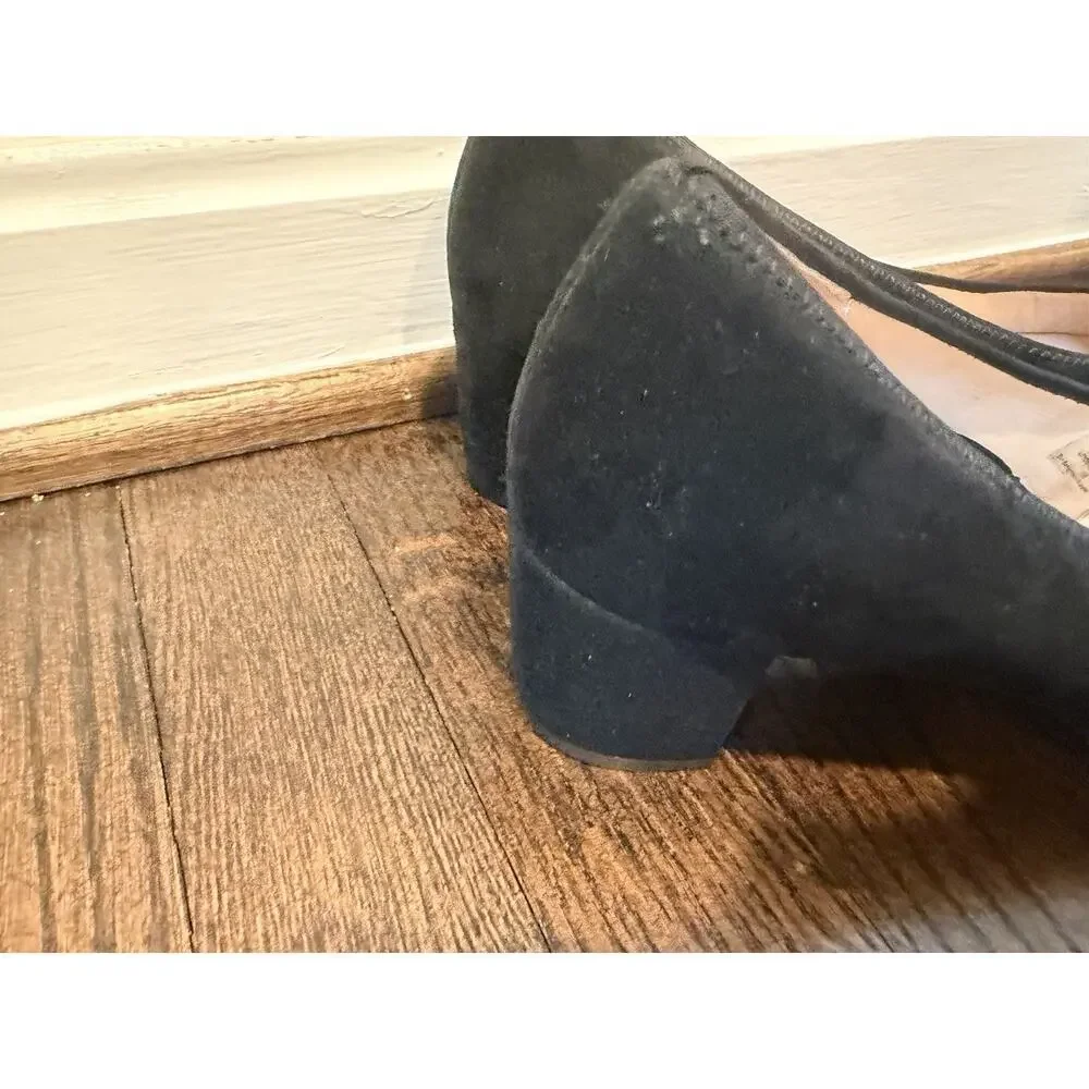 Ara Black Block Heel Pumps Suede size US Sz 10 style NEW